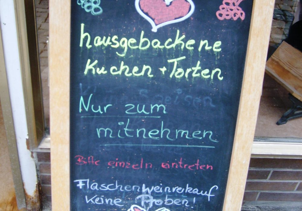 gewusst wie:  Sabine backt „Kuchen to go“ !
